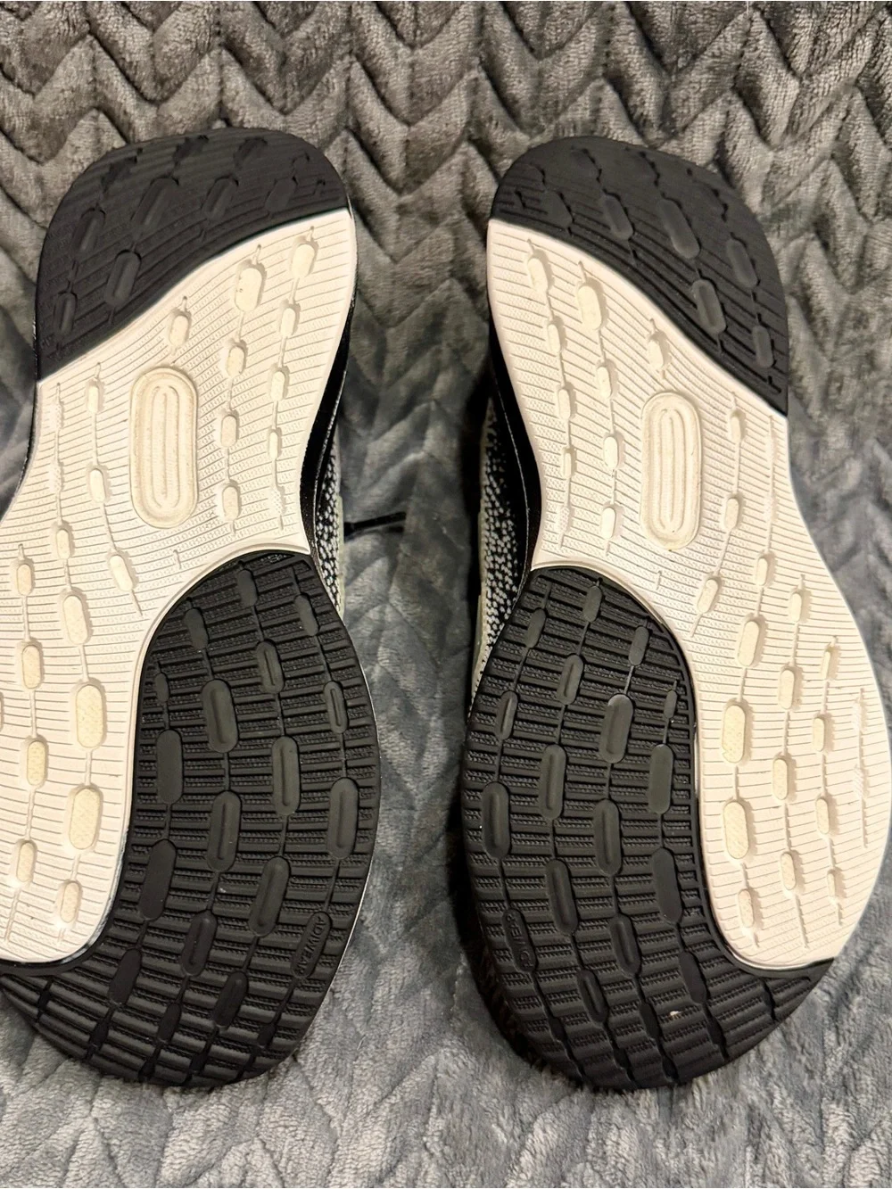 adidas Men’s Black and White Athletic Running Shoes